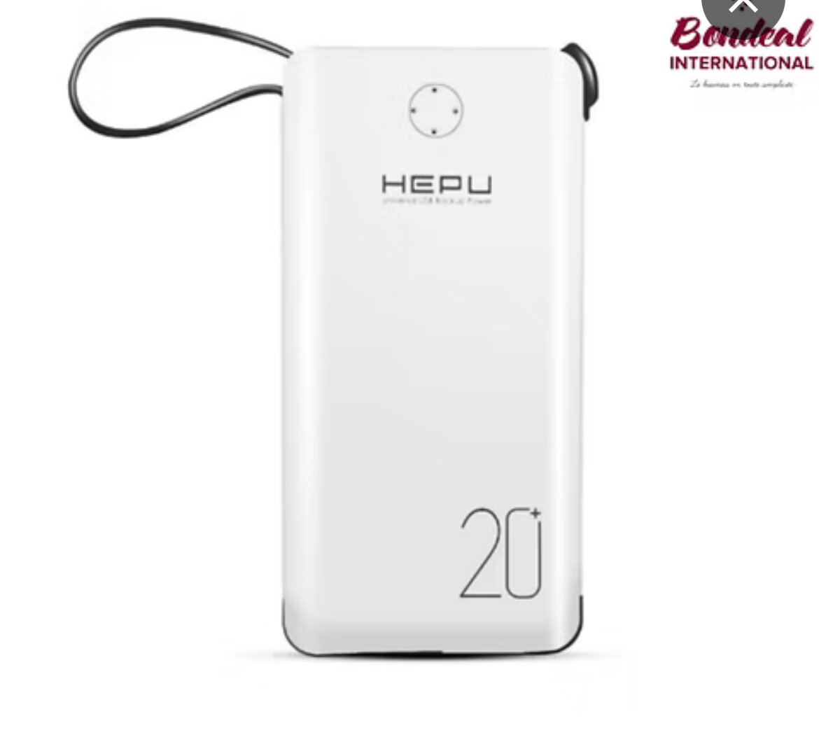 Chargeur Power Bank 20,000mAh