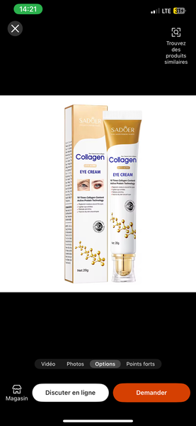 Crème Contour Yeux au Collagène