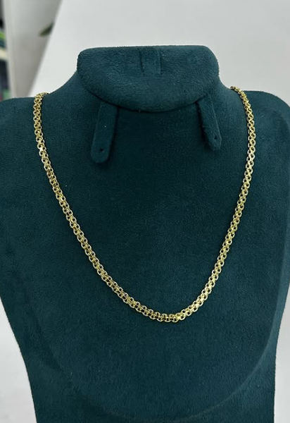 Позолоченные цепочки с пробой 585