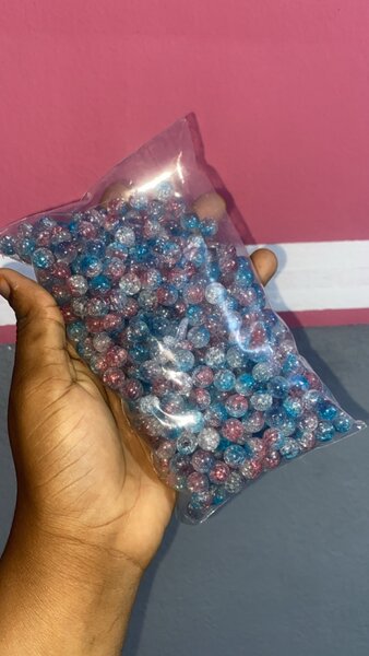Perles en plastique mixtes