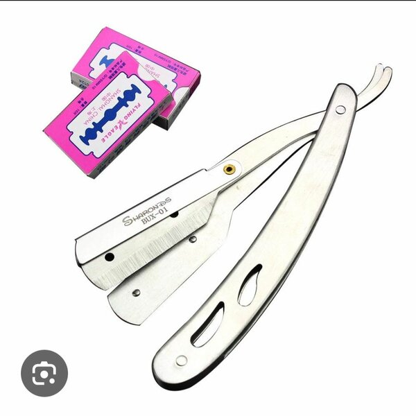 Razor holder steel for shaving