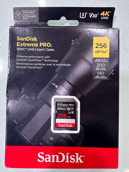 SanDisk Extreme PRO 256 Go