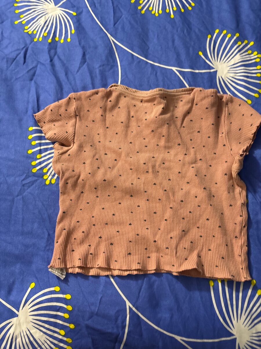 T-shirt à pois pour fille