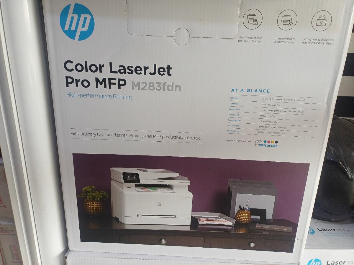 HP COLOR LASERJET PRO MFP 283FDN PRINTERS