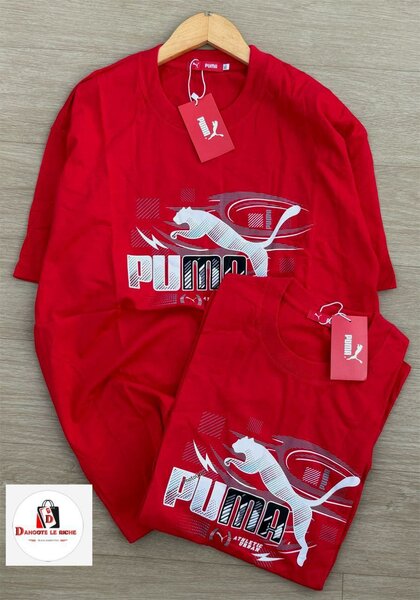 T-shirt rouge dynamique Puma