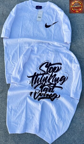 T-shirt imprimé à message