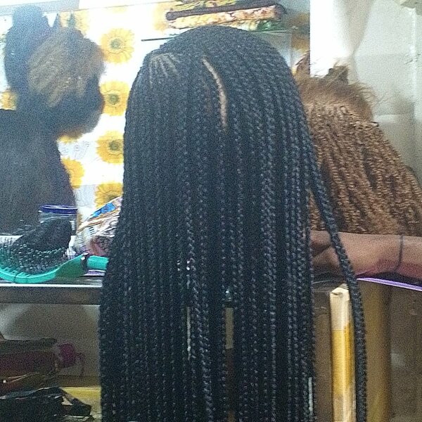 Perruque Tressée Longue