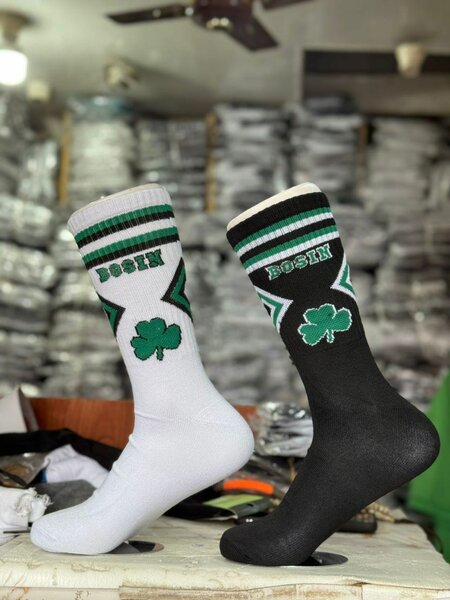 Chaussettes motifs trèfle