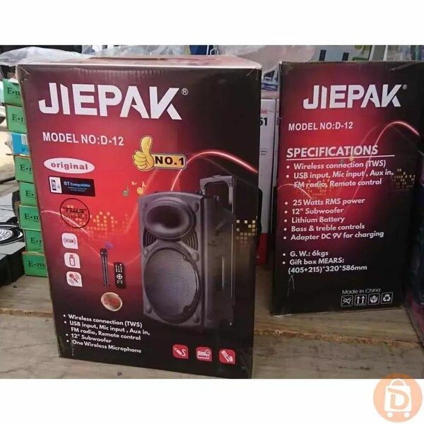 Enceinte JIEPAK D-12 Bluetooth