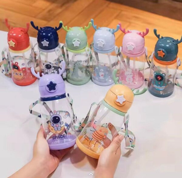 Gourde pour Enfants avec Paille