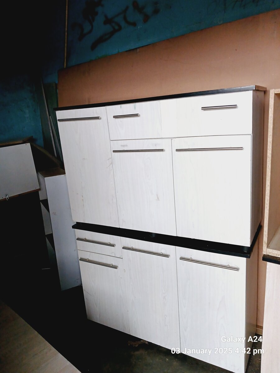 Kitchen base and side box bed