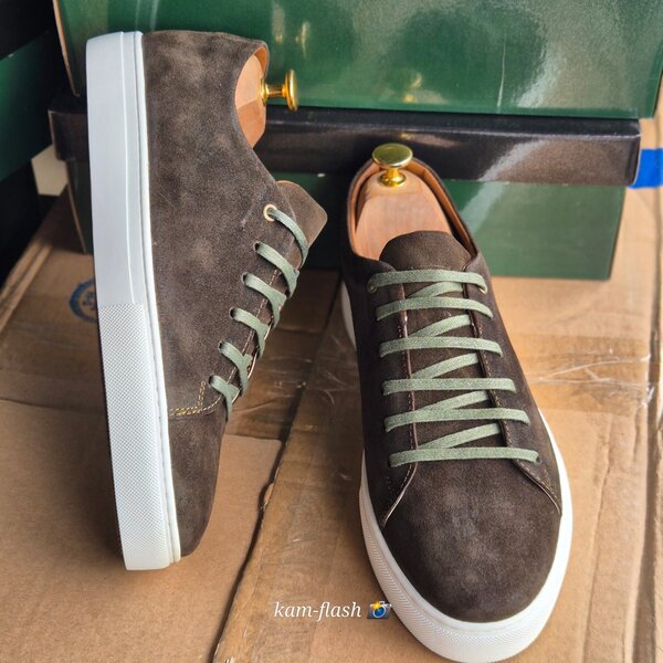 Chaussures casual en cuir pour homme