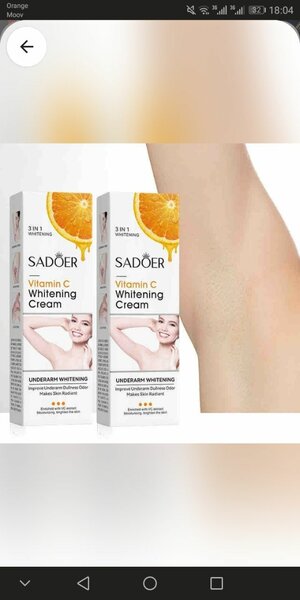 Sérum pour aisselles noir