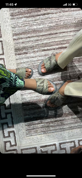 Matching slippers for husband and wife