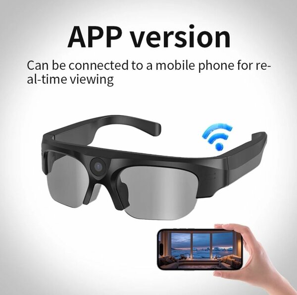 Intelligent Smart Bluetooth Headphone Eye Glasses