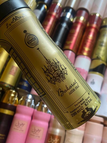 Perfumed deodorant spray Arabic