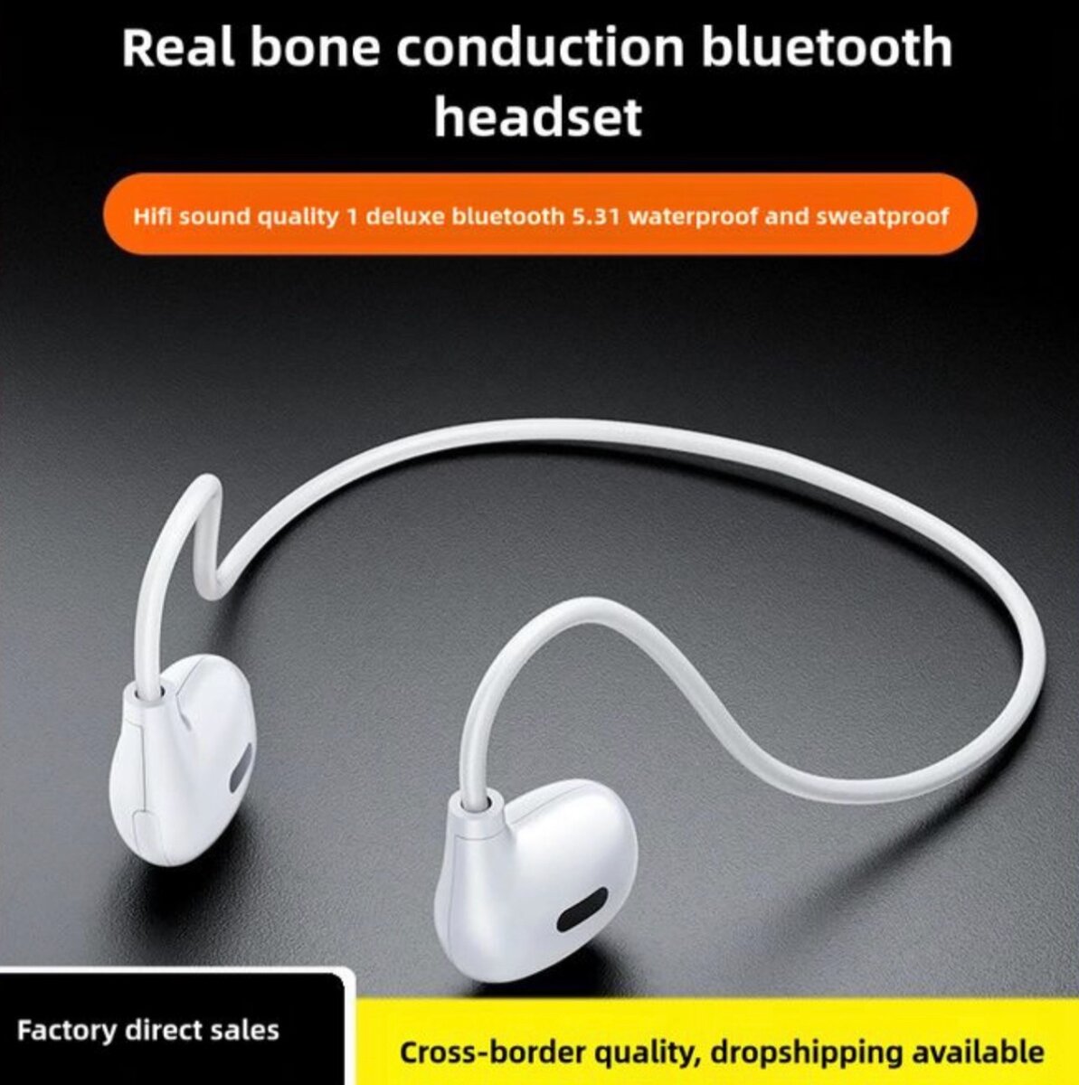 Bluetooth headset white