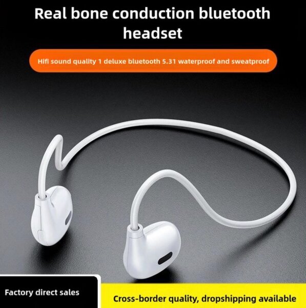 Bluetooth headset white
