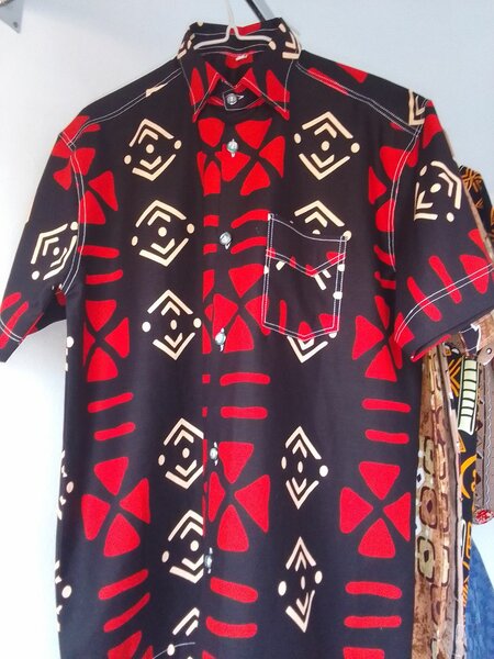 African wear short sleeve