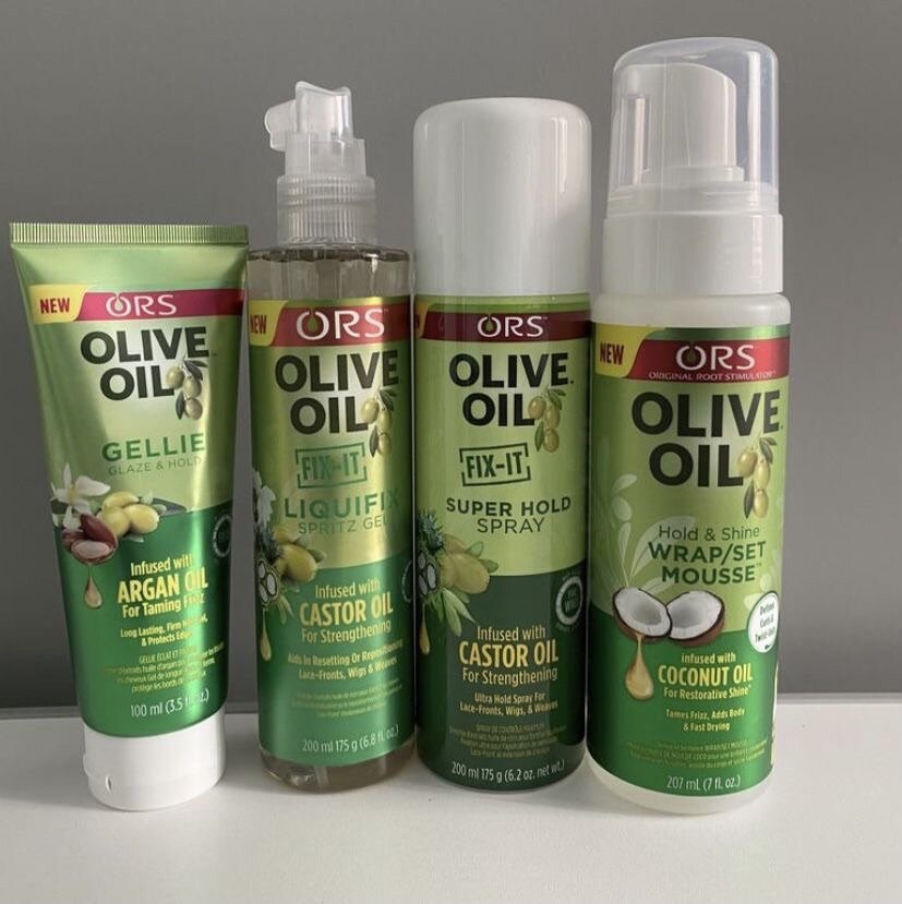 Its olive oil wrap/set mouses