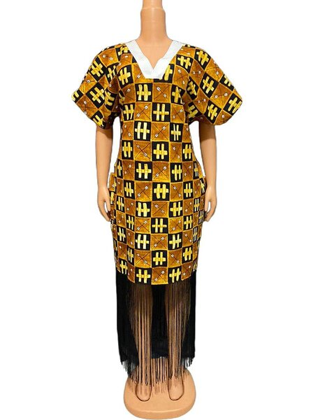 African Print Bubu Dress for Women