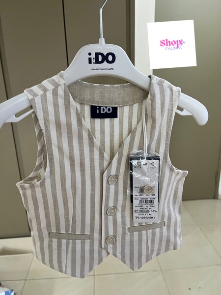 Gilet Enfant Rayé Élegant