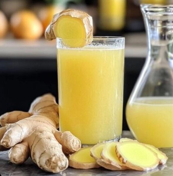 Jus de gingembre frais