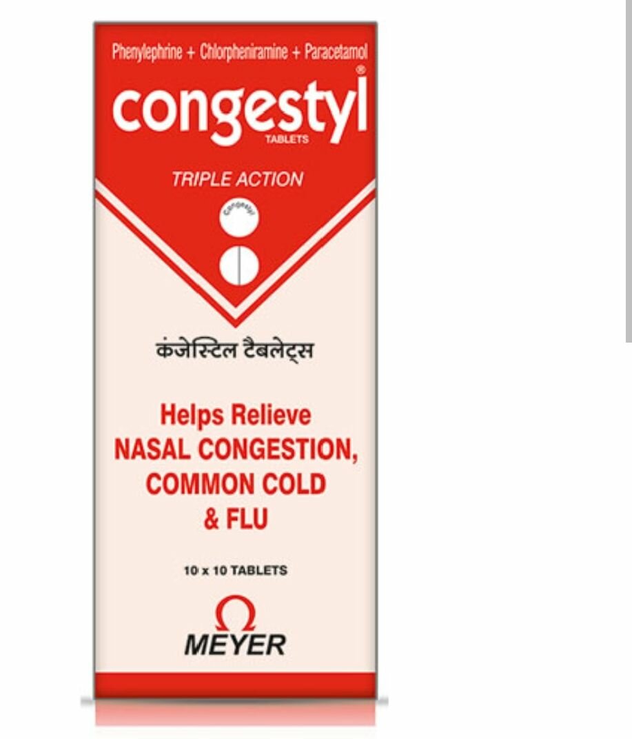 Congestyl tablet and syrup