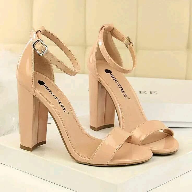 Talons Évasés Élégants Femme