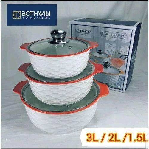 Ensemble de soupière 3 en 1