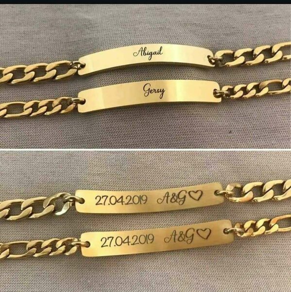 Bracelet acier inoxydable pers