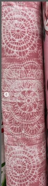 Рулон красивой узорчатой ткани Ранфорс
