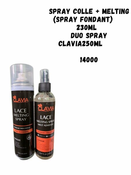 SPRAY COLLE + MELTING (SPRAY FONDANT) 230ML DUO SPRAY CLAVIA250ML