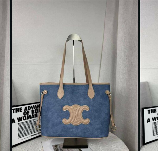 Sac cabas bleu élégant