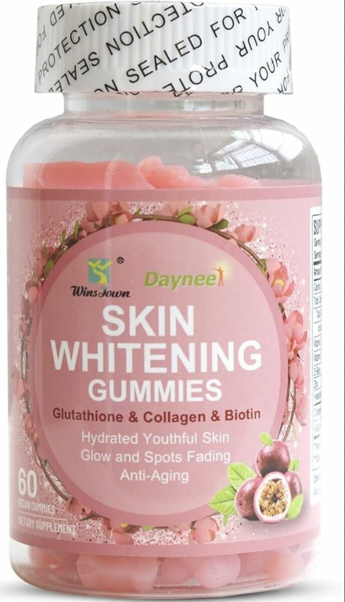 Skin whitening gummies