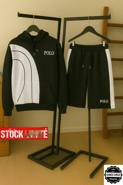 Ensemble Sport Polo Noir