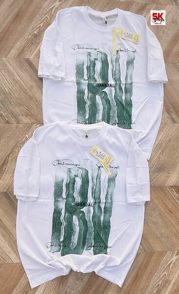 T-shirts décontractés blancs