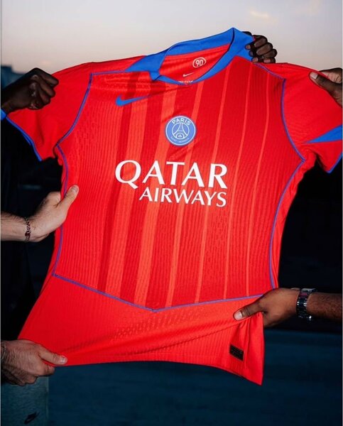 Maillot de Football Rouge PSG