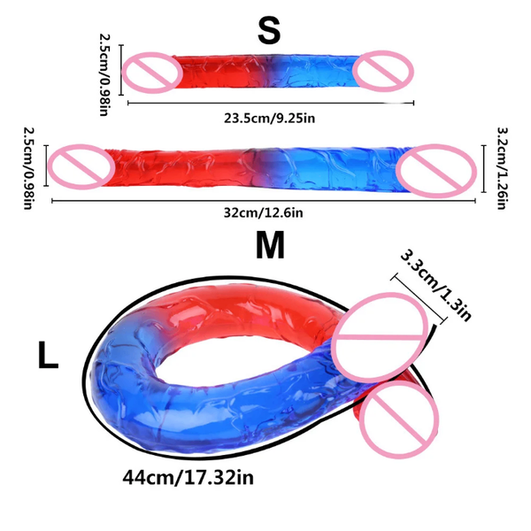 Double Dildo Flexible