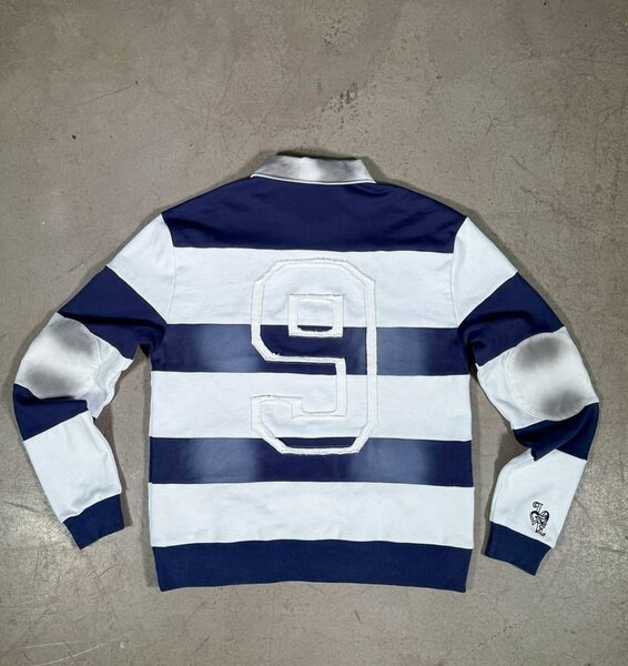 Polo homme rugby rayé