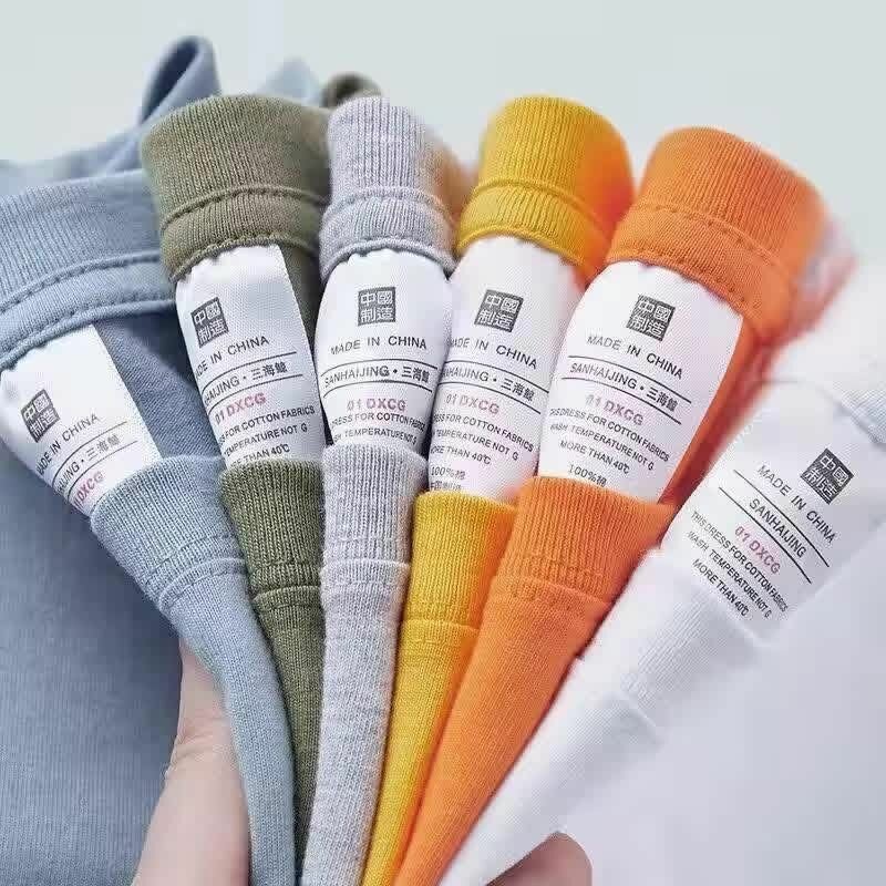 T-shirts unisex colorés en coton