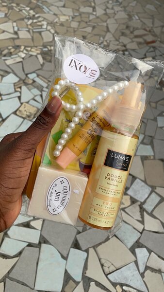 Coffret cadeau soins corporels