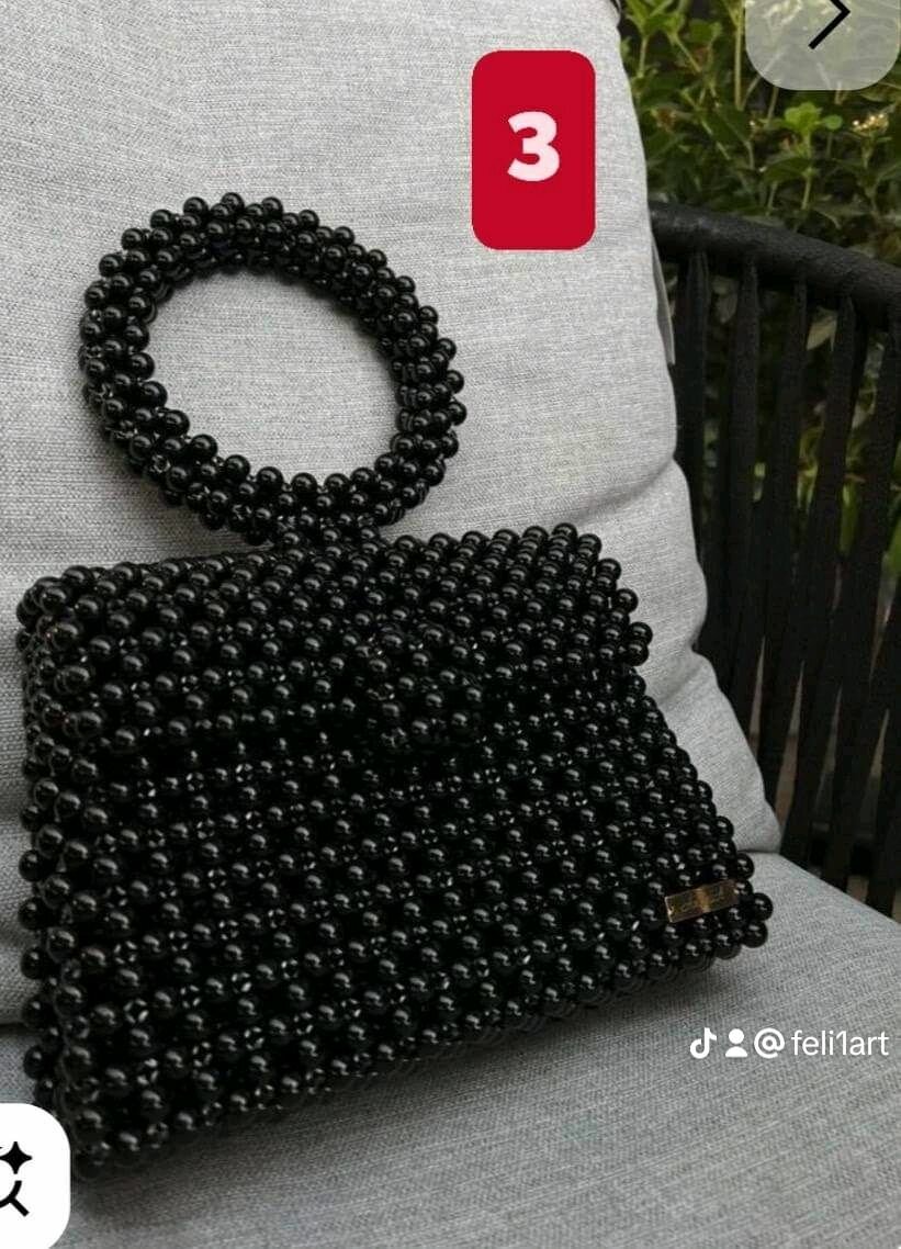 Sac perlé feli création