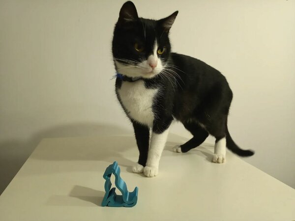 Kitty cat phone holder