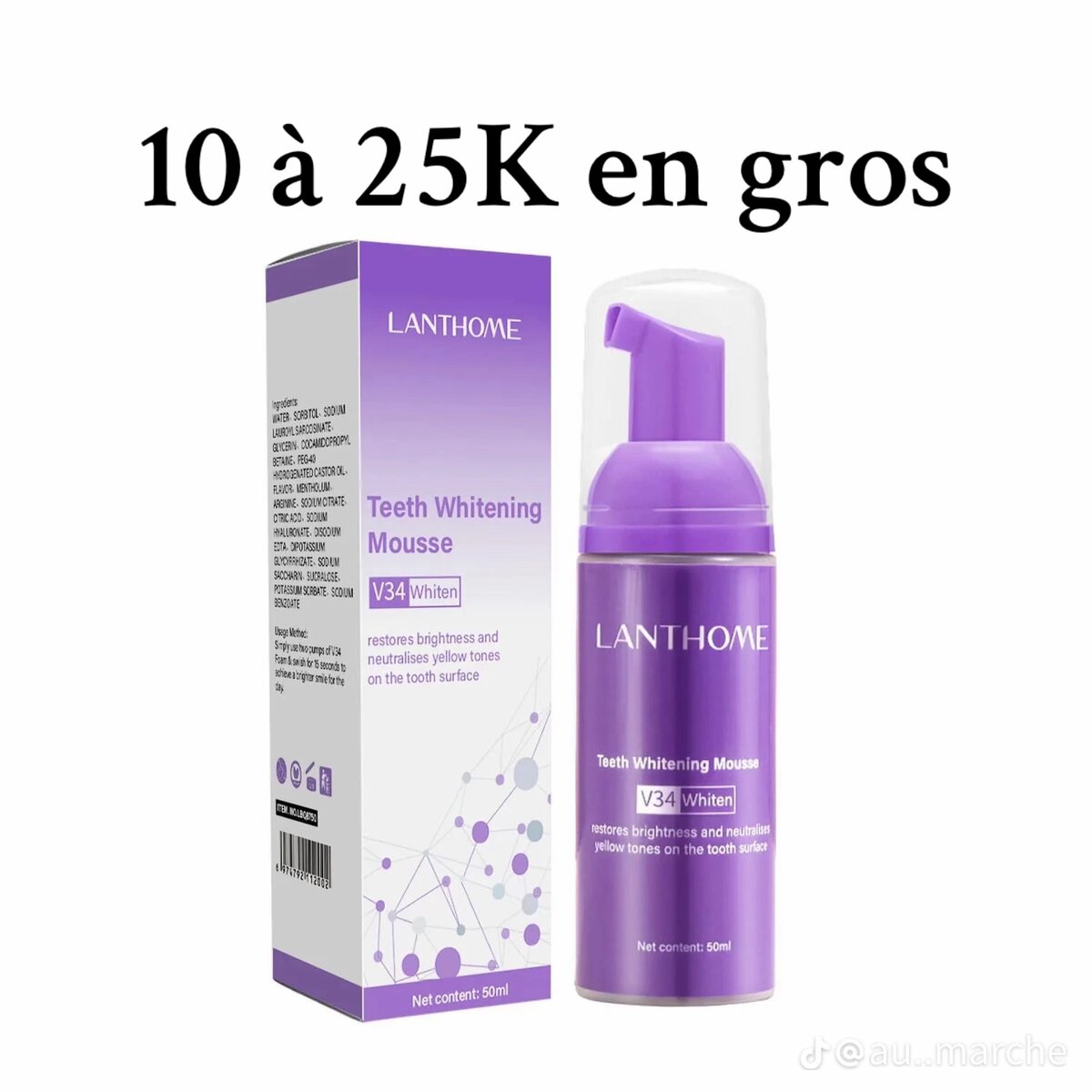 Mousse Blanchissante Dents LANTHOME