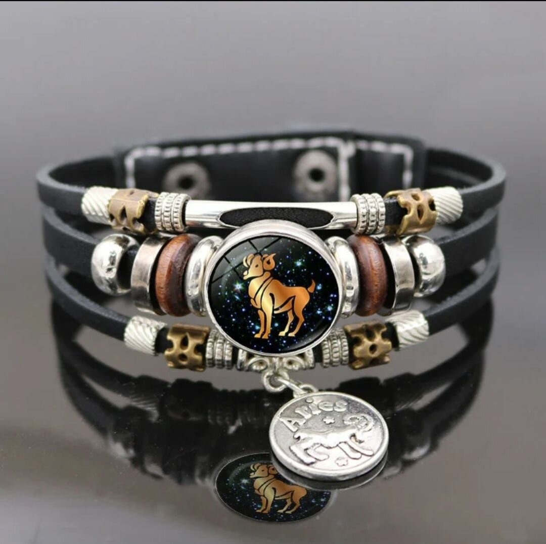 Bracelet Zodiac en cuir