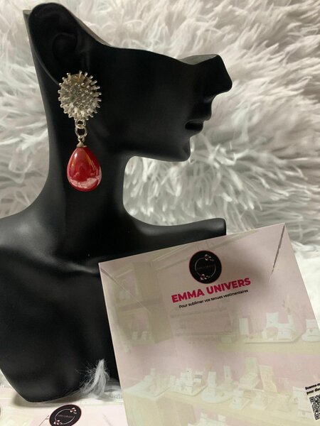 Boucles d'oreilles en acier inoxydable