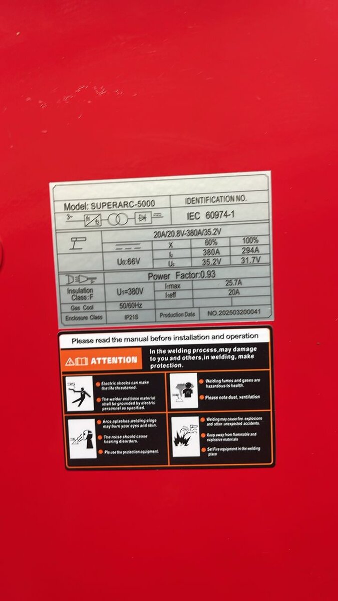 Soudeur Inverter EDON SuperARC-5000