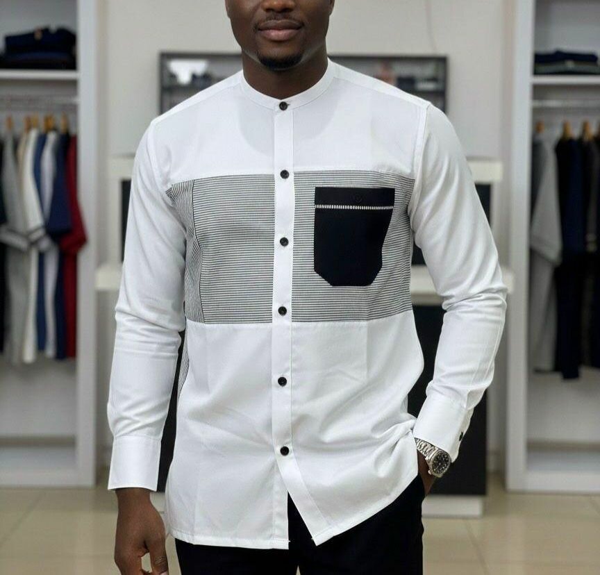 Chemise cubaine double couture