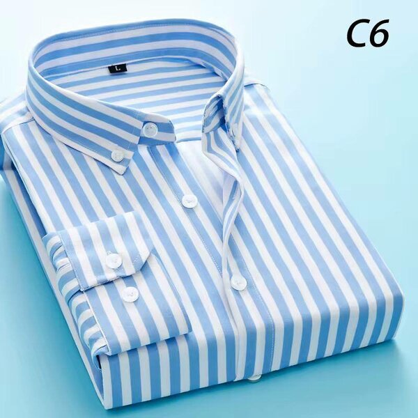 Chemise Rayée Homme Élégante